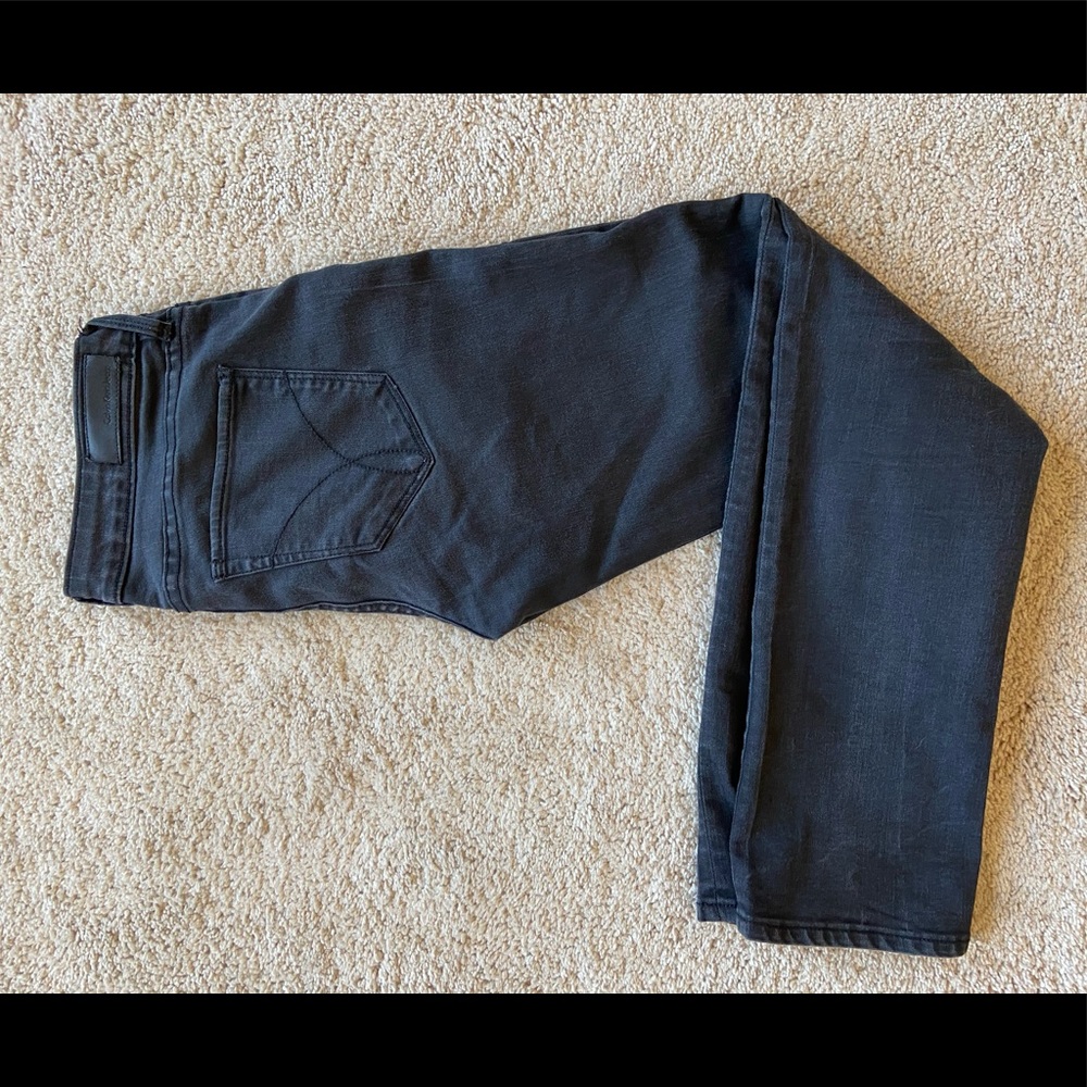 Black Calvin Klein Straight Leg Jeans